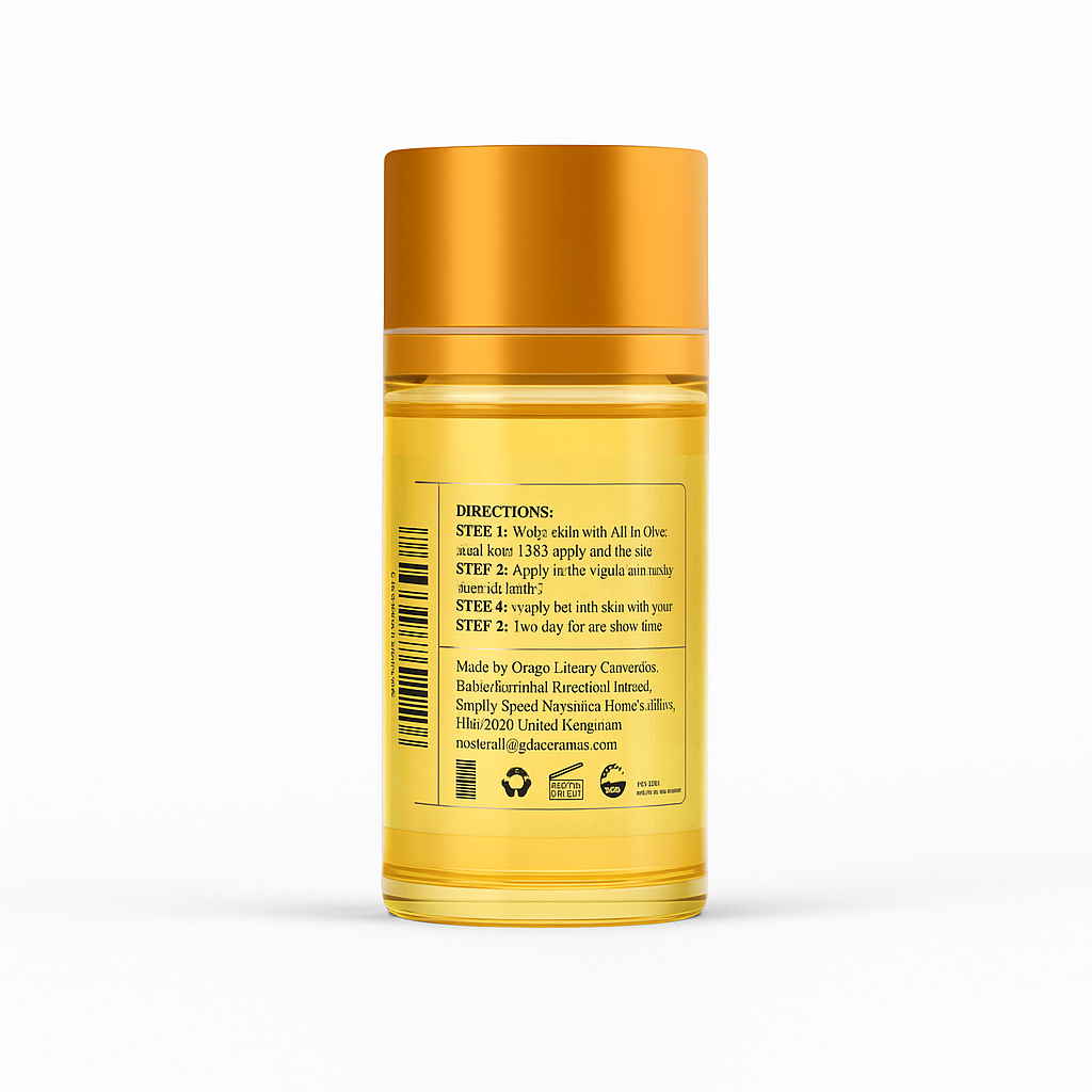 Peptides Clarifying Face Oil: 20ml Experience the Ultimate Fusion of Hydration, Clarity, and Anti-Aging Benefits for a Transformed Complexion