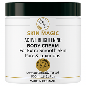 Skin Magic Brightening Body Cream 500ml With Vitamin C & Tranexamic Acid, Diminishes Appearance Blemishes & Unven Skin Tone