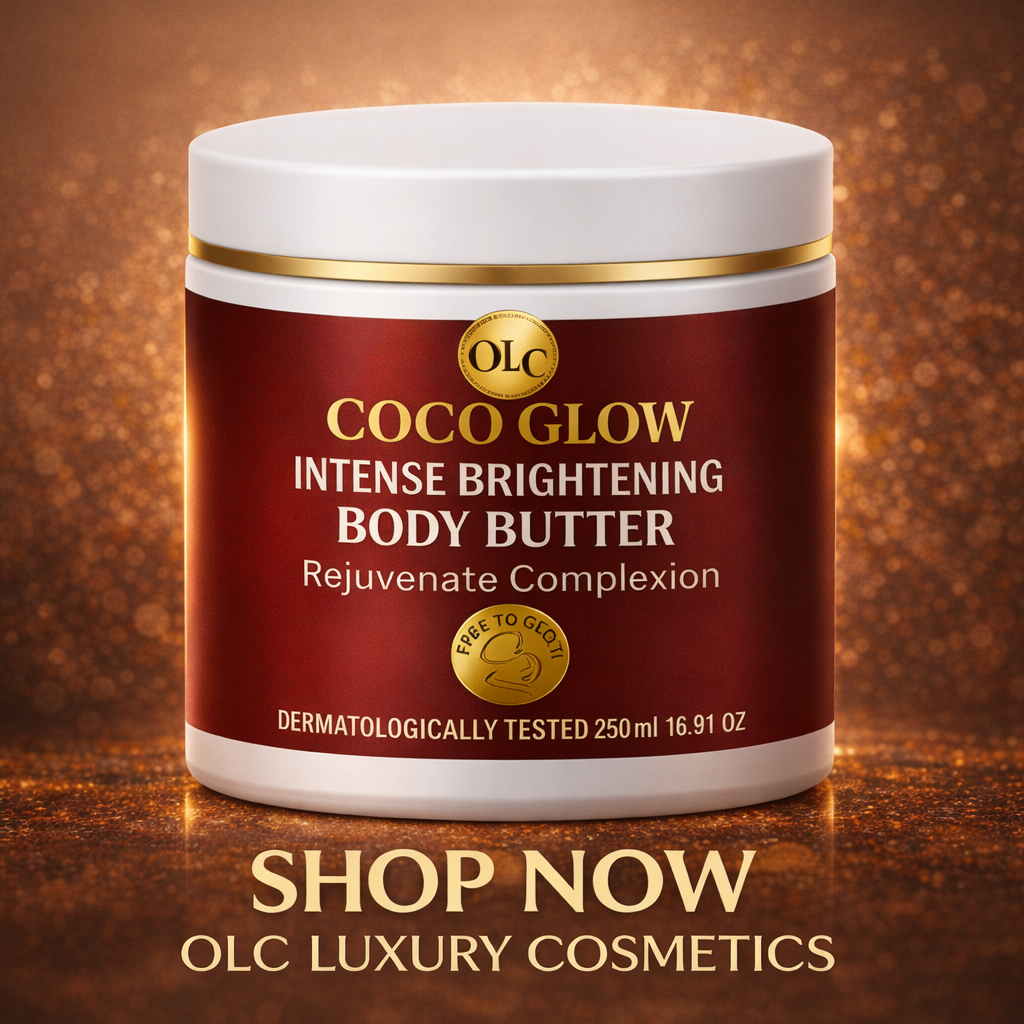 COCO GLOW Intense Brightening & Rejuvenating Body Butter — Alpha Arbutin, Kojic Acid, Glutathione & Vitamin C | Deep Moisture, Even-Tone Complexion, Nourishing Radiance Boost | 250ml