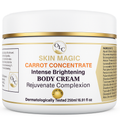 Skin Magic Carrot Concentrate Whitening & Lightening Body Cream 250ml, Intense Brightening & Skin Rejuvenation for Smooth Glowing Complexion