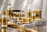 Exclusive Set of 7 All-In-One Elixir Mousse Face Wash, Toner, Intense Brightening Serum, All-In-One Elixir Face Cream, & Body Butter, Body Milk