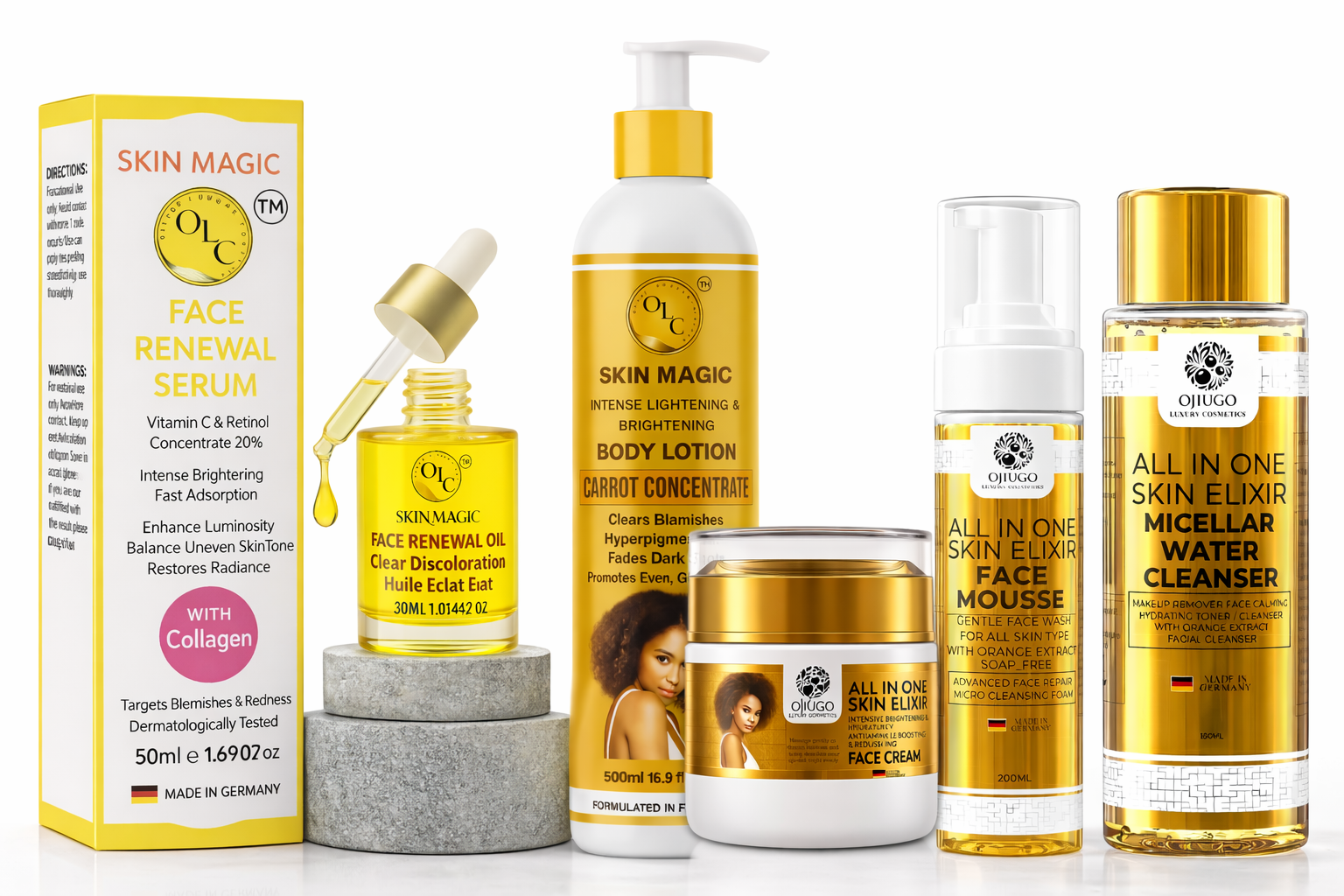 Skin Magic Face Routine & Body Care Skincare Set