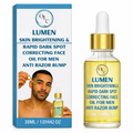 Skin Brightening & Rapid Dark Spot Correcting Face Oil For men Anti Razor Bump  – Promotes Radiance, Hydration, and a Smooth, Even-Toned Complexion While Minimizing Razor Bumps