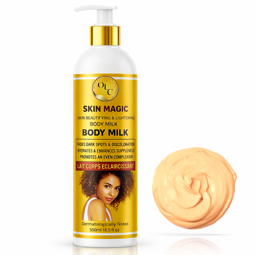 Lightening & Brightening Body Milk Moisturizer: Nourishes & Renews, Diminishes The Appearance of Dark Spots & Hyperpigmentation. Suitable for Uneven Skin Tone