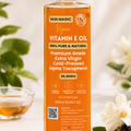 OLC Vitamin E Oil 20,000 IU – 100% Pure & Natural Cold-Pressed Vitamin E Oil for Skin, Face, Scars, Hair, Scalp & Nails | Non-GMO Verified | Deep Nourishing Hair & Body Oil | 500ml