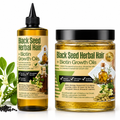 Black Seed Hair Balm & Hair Oil– Botanical Scalp & Hair Care Blend With Ayurveda Secrets to Support Hair Growth & Scalp Health 250ML