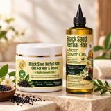 Black Seed Hair Balm & Hair Oil– Botanical Scalp & Hair Care Blend With Ayurveda Secrets to Support Hair Growth & Scalp Health 250ML