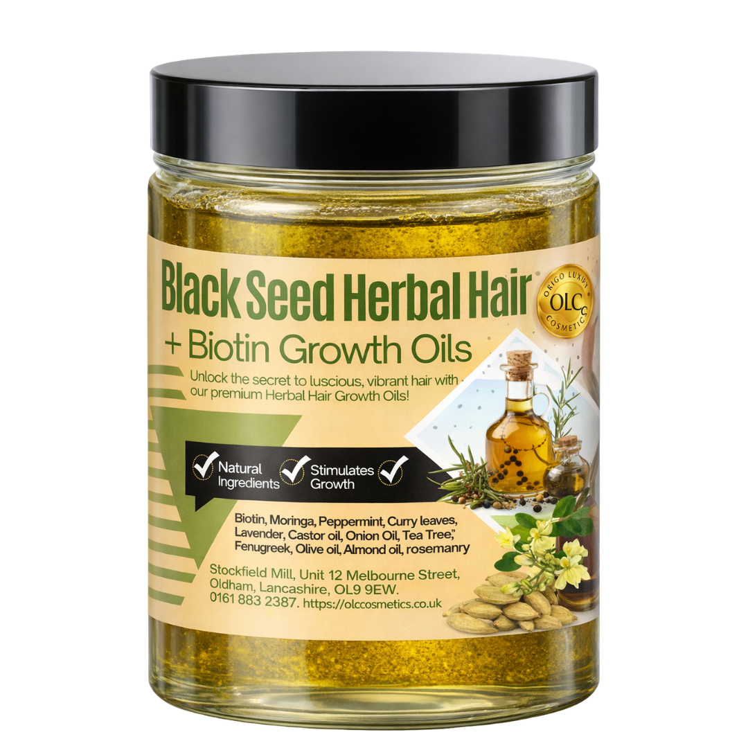 Black Seed Hair Oil – Botanical Scalp & Hair Care Blend with Castor Oil, Onion Oil, Rosemary, Fenugreek & Essential Oils Ayurveda Secrets 250ML