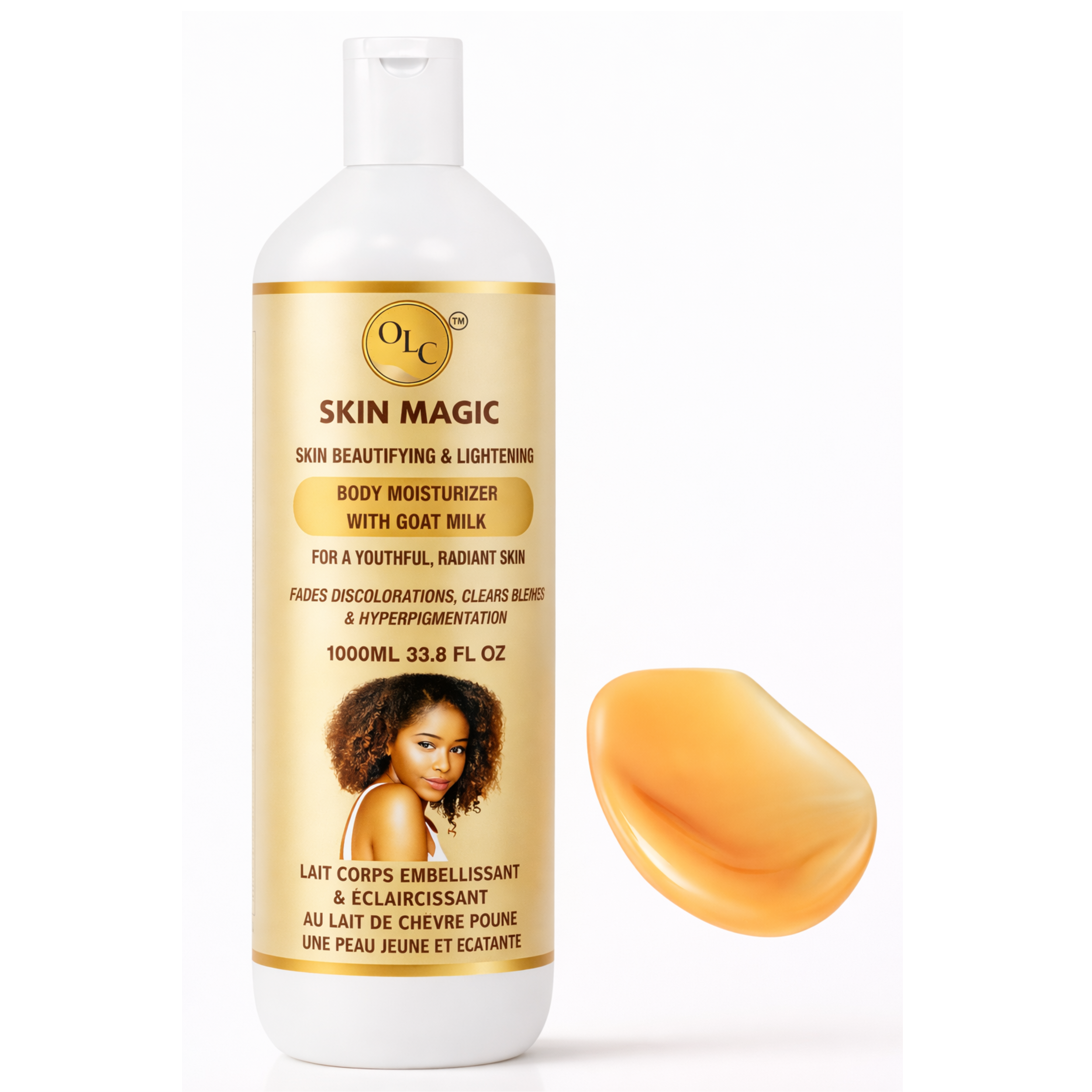 Skin Magic Beautifying & Lightening Body Lotion (1000ml) | Deep Hydration for a Youthful, Radiant Glow