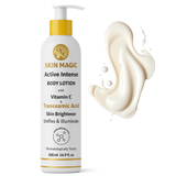 Skin Magic Active Intense Body Lotion with Vitamin C & Tranexamic Acid 500ml: Brightens Skin Reducing the Appearance of Skin Discolouration